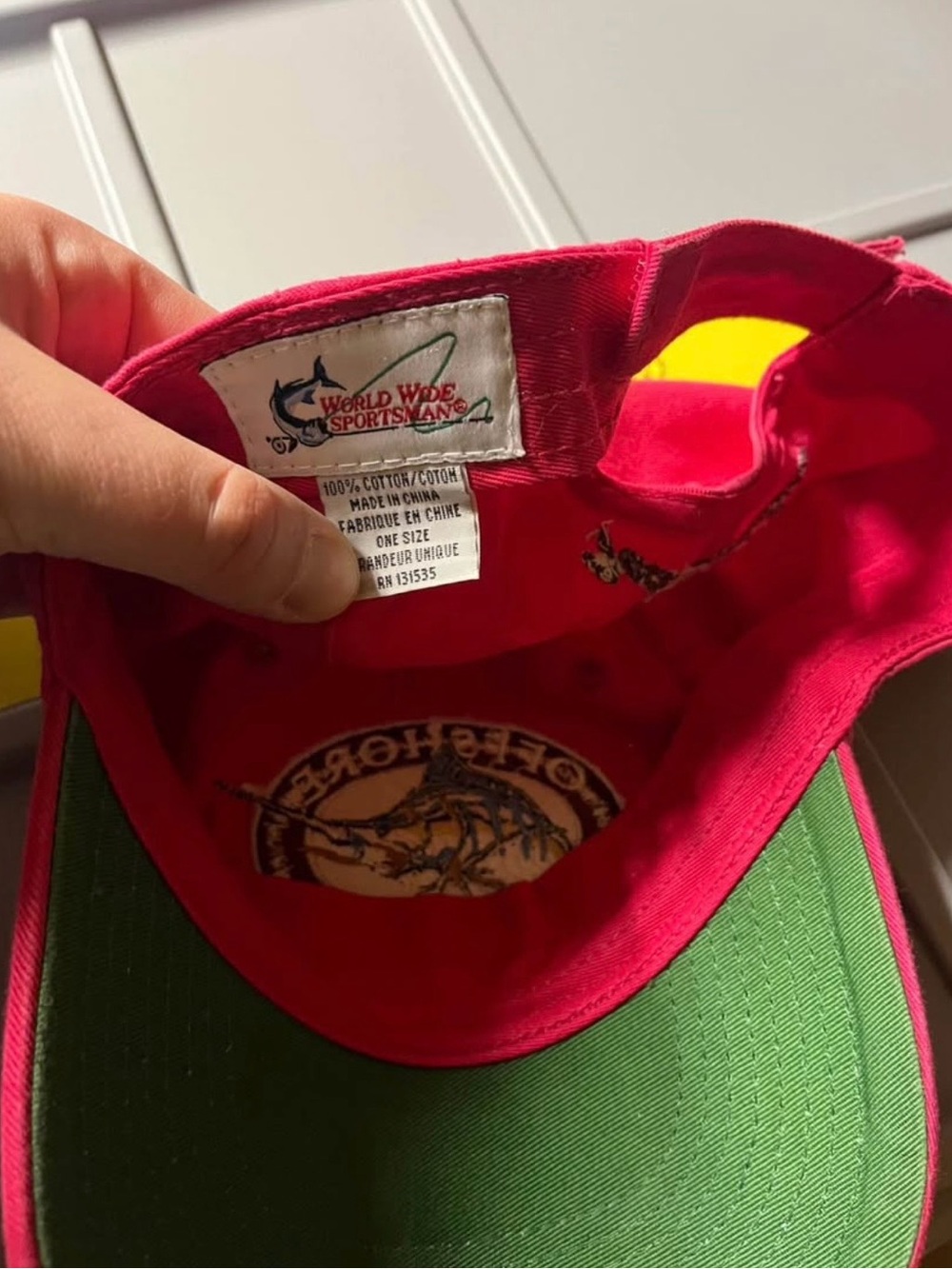 Pink Women’s Offshore Anglers Baseball Cap - Picture 2 of 3